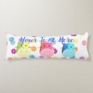 Cojín Personalizado Triple Cute Kawaii Hamsters