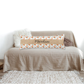 Cojín Personalized Cute woodland Fox nursery decor