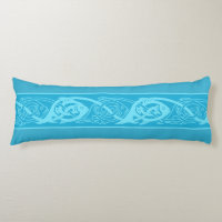 Pescado celta de Knotwork en azul