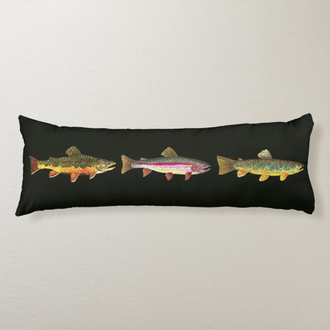 Cojín Pescadores de trucha, mujeres (Anverso)