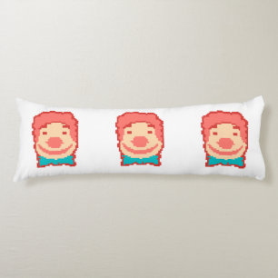 Cojín Pila de lanzamiento de payaso con pixeles finos
