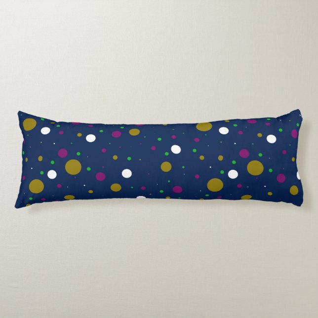 Cojín Pilar corporal confetti cromático (Anverso)