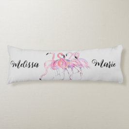 Cojín Pilar corporal Flamingo personalizado