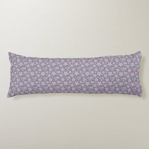 Cojín Pilar corporal geométrico rosa y gris
