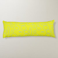 Pilar de cuerpo de los círculos amarillos ( 20" x 