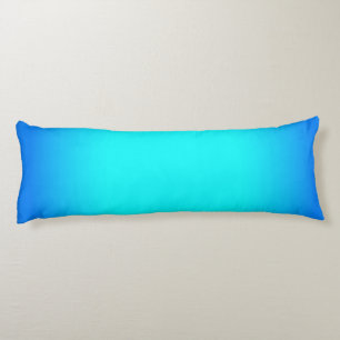 Cojín Pilar del cuerpo azul turquesa
