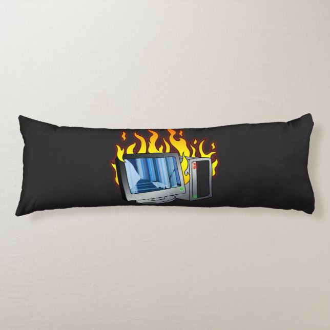 Cojín Pilar del cuerpo del incendio del ordenador (Anverso)
