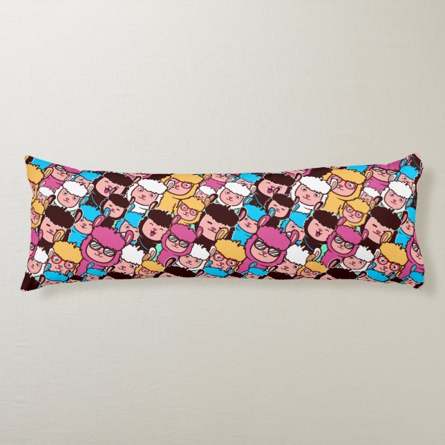 Cojín Pilar del cuerpo del patrón de llamada (Anverso)