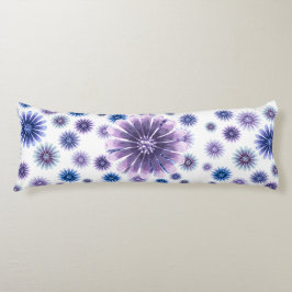 Cojín Pilar del cuerpo floral de lavanda