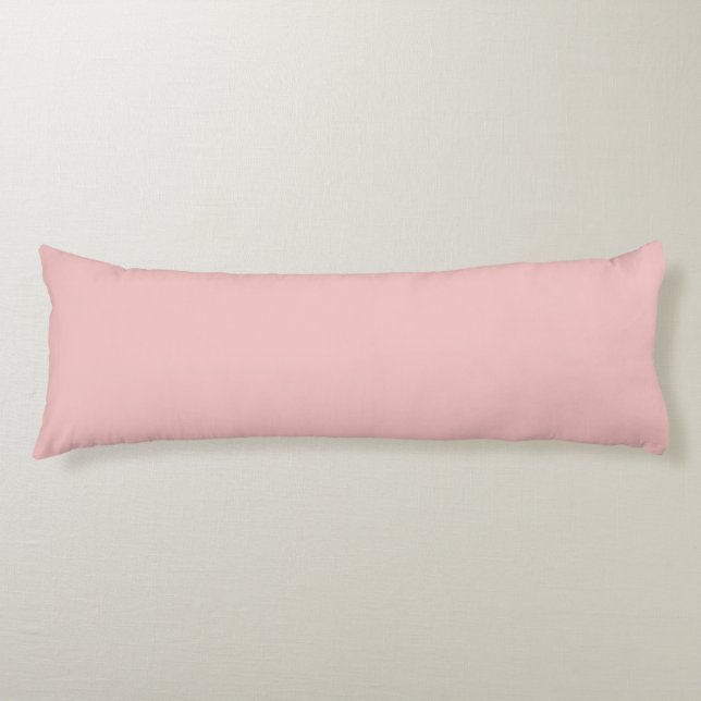 Cojín Pilar del cuerpo rosado del bebé (Anverso)