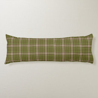 Cojín Pillow corporal de Tartán Verde