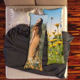 Cojín Pillow del cuerpo de la foto de mi Boo