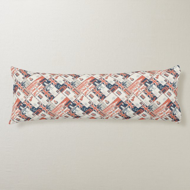 Cojín Pillow del cuerpo del poste de Londres (Anverso)