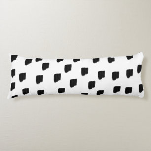 Cojín Pincel de color blanco y negro