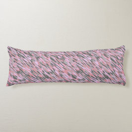 Cojín pink and gray green camo abstract
