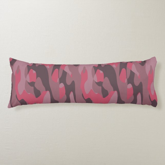 Cojín pink and mauve Camo abstract (Anverso)