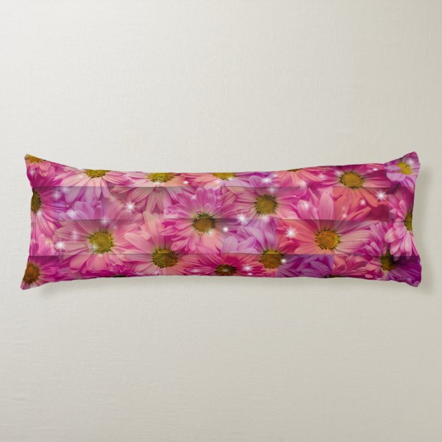 Cojín Pink Daisy Weave (Anverso)