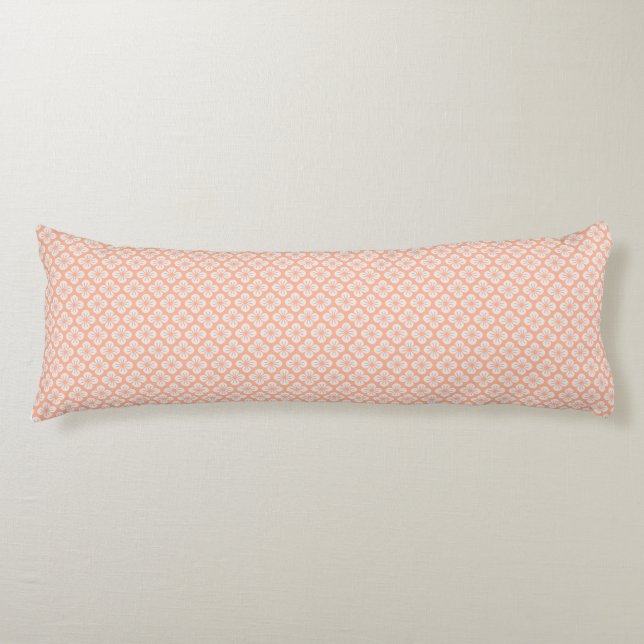 Cojín Pink Flowers Pattern Body Pillow (Anverso)