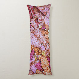 Cojín Pink purple painted volcanic stones design