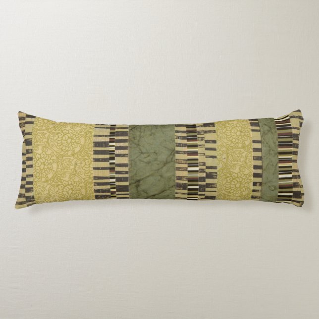 Cojín Pintura de panel con múltiples patrones (Anverso)