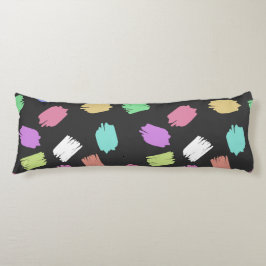 Cojín Pintura de pinceles, pinceladas de pincel colorida