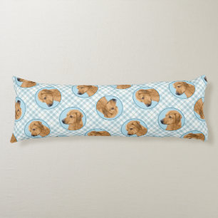 Cojín Pintura de Rhodesian Ridgeback Rojo Trigo Perro Ar