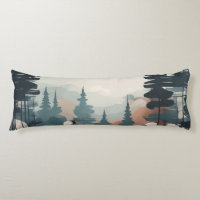 Pintura del paisaje forestal de Boho