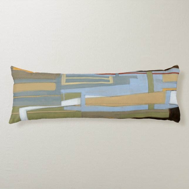 Cojín Pintura moderna de libre expresión de Norman Wyatt (Anverso)