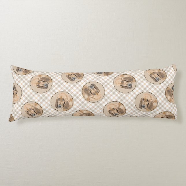 Cojín Pintura sangrienta de arte de perros de barrio roj (Anverso)