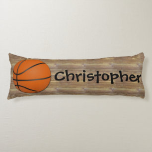 Cojín Piso personalizado de madera del baloncesto