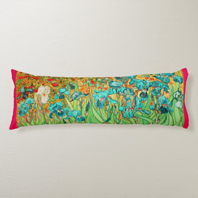 Cojín PixDezines van gogh iris/st. remy (Anverso)