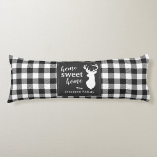 Cojín Plaid Navidad Hogar Dulce Personalizado