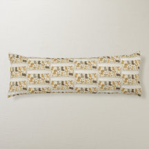 Playful Cats & Dogs All-Over Body Pillow