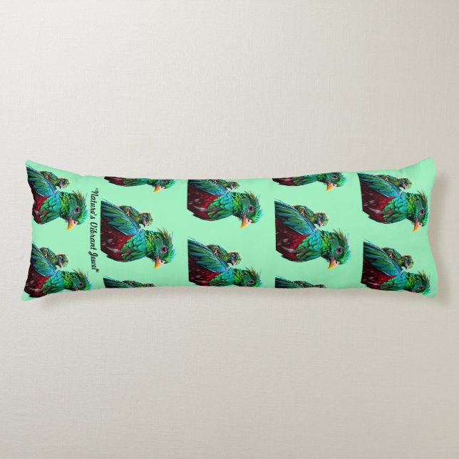 Cojín "Plumage brillante" (Anverso)