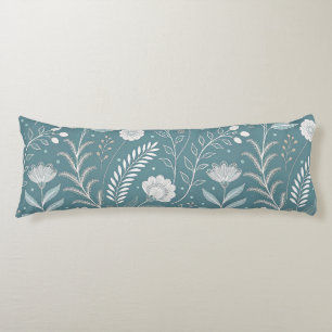 Cojín Poliéster de impresión floral moderna cepillado