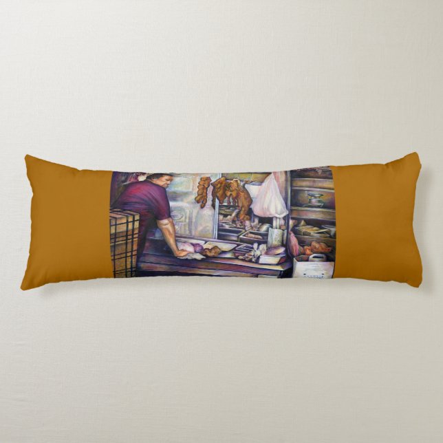 Cojín Pollo sacudido por el sol, Singapur (Anverso)