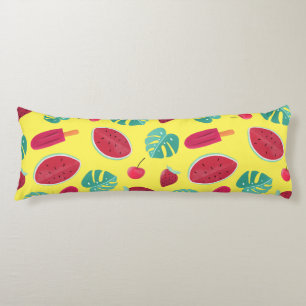 Cojín Popsicle, cerezo, fresa y sandía