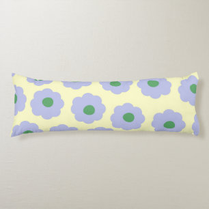 Cojín Preppy Blue Green Flour Simple Flower Pattern