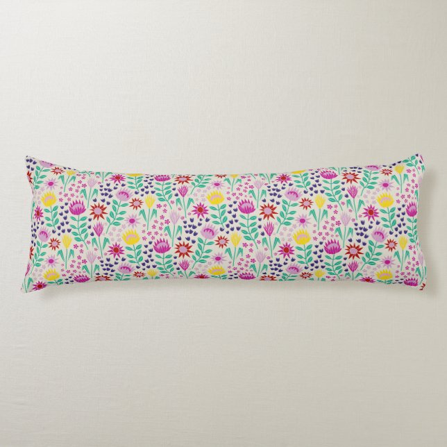 Cojín Protea Floral Block Print Millefleur Luces (Anverso)