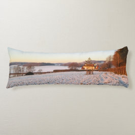 Cojín Puesta de sol de invierno en inglés - Personalizad