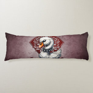 Cojín Punk Swan: El rebelde de plumas.