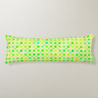 puntos de polka amarillos y verdes