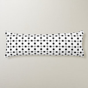 Cojín Puntos de Polka Negro, Patrón de Punto de Polka, P