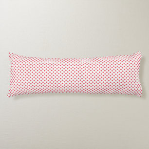 Cojín Puntos de polka rosa coral por Shirley Taylor