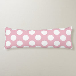 Cojín Puntos De Polka Rosa, Patrón De Punto De Polka, Pu