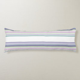 Cojín Purple, Neptune, sea green, and Lavender stripes