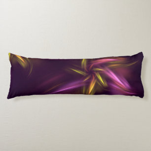 Cojín Purple Shades Resumen Fantasía Flor