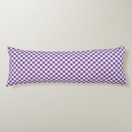 Cojín Purple White Gingham