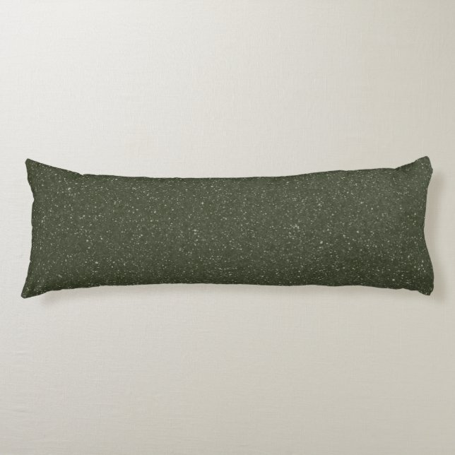 Cojín Purpurina Moss Green Body Pillow - Personalizable (Anverso)