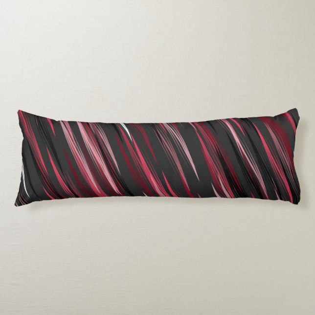 Cojín Rachas negras rosadas y grises (Anverso)